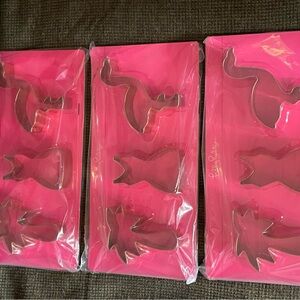 Lilly Pulitzer cookie cutters new in wrap